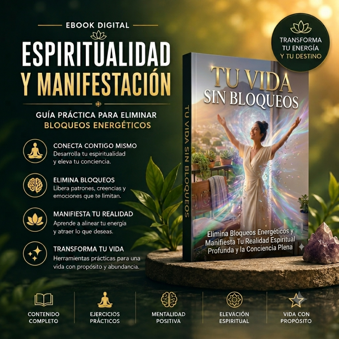 En 21 dias podes romper los patrones que te vienen frenando hace años + 5 Bonos: Obtendras paso a paso como eliminar tus bloqueos energeticos